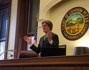 a judge who overrules