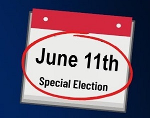 Special Election Registration Deadline is May 13th