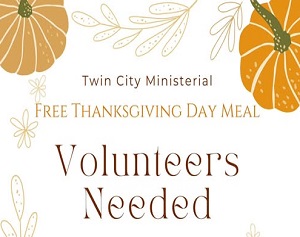 Twin City Ministerial Association Serving Thanksgiving Meals