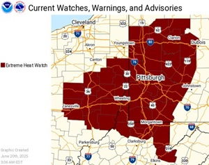 Extreme Heat to Hit Tuscarawas Valley