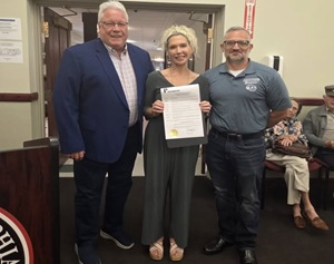 New Philadelphia Mayor Provide Proclamation to WJER