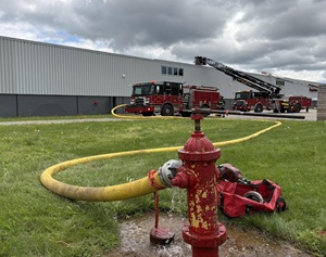 No Injuries in Small Fire at Freeport Press