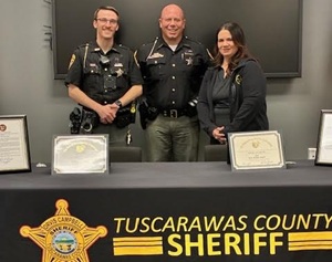 Life Saving Measures Recognized by Tuscarawas County Sheriff