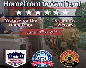 ‘Homefront to Warfront’ Event This Weekend at Dennison Depot, Age of Steam Roundhouse