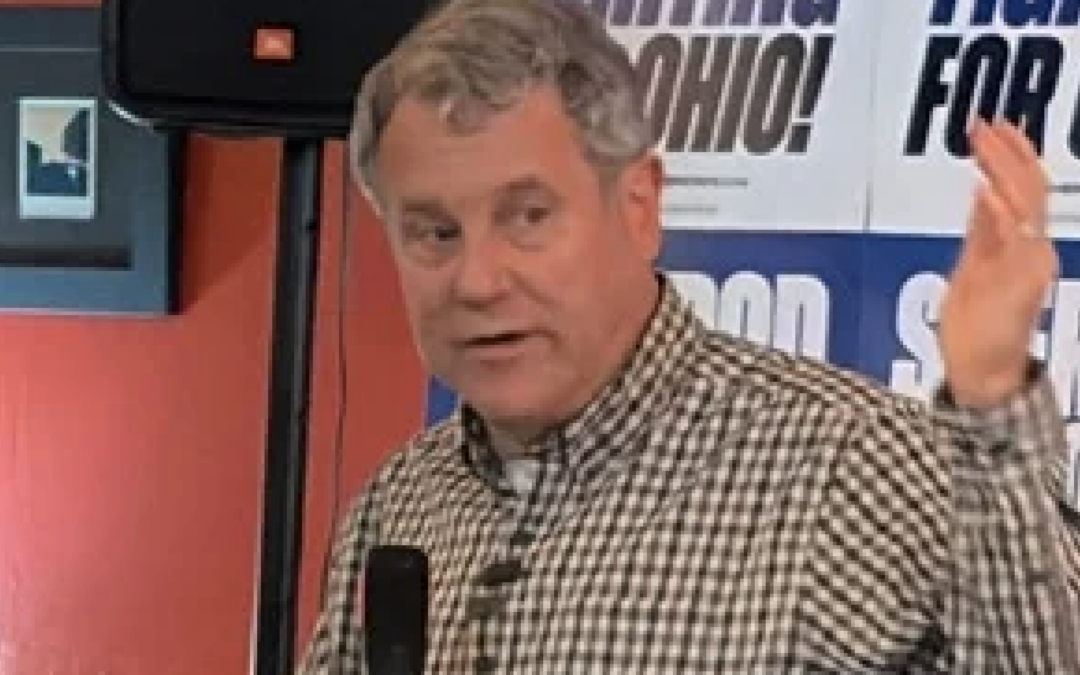Brown Makes Stop in New Philadelphia on US Senate Campaign